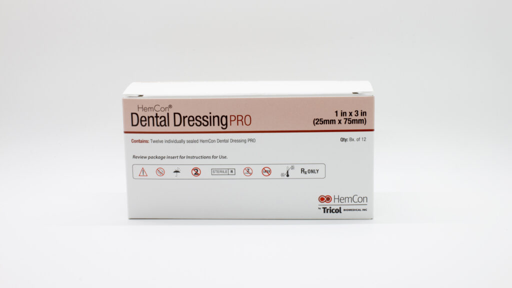 HemCon® Dental Dressing Pro Tricol Biomedical