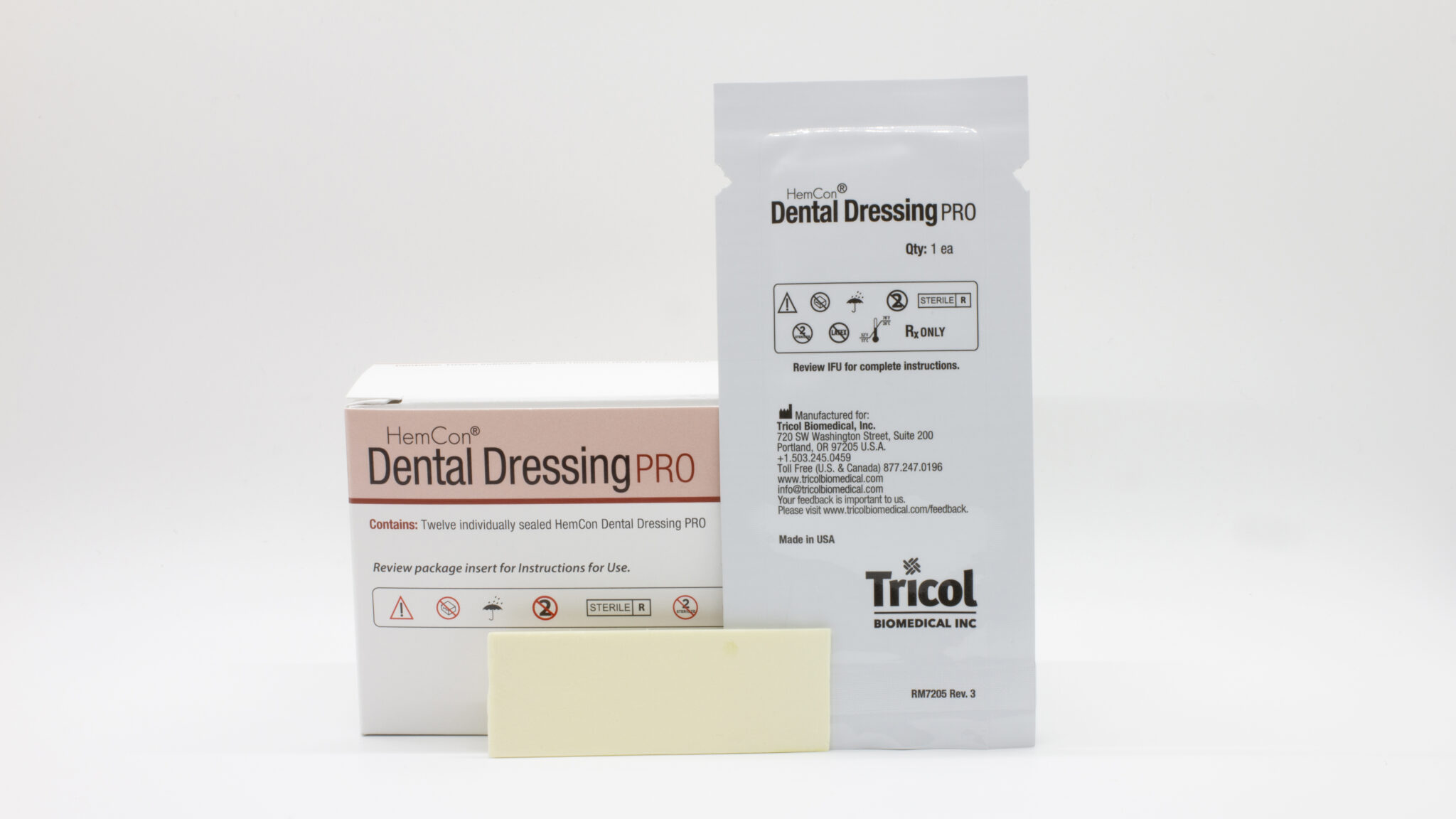 HemCon® Dental Dressing Pro Tricol Biomedical